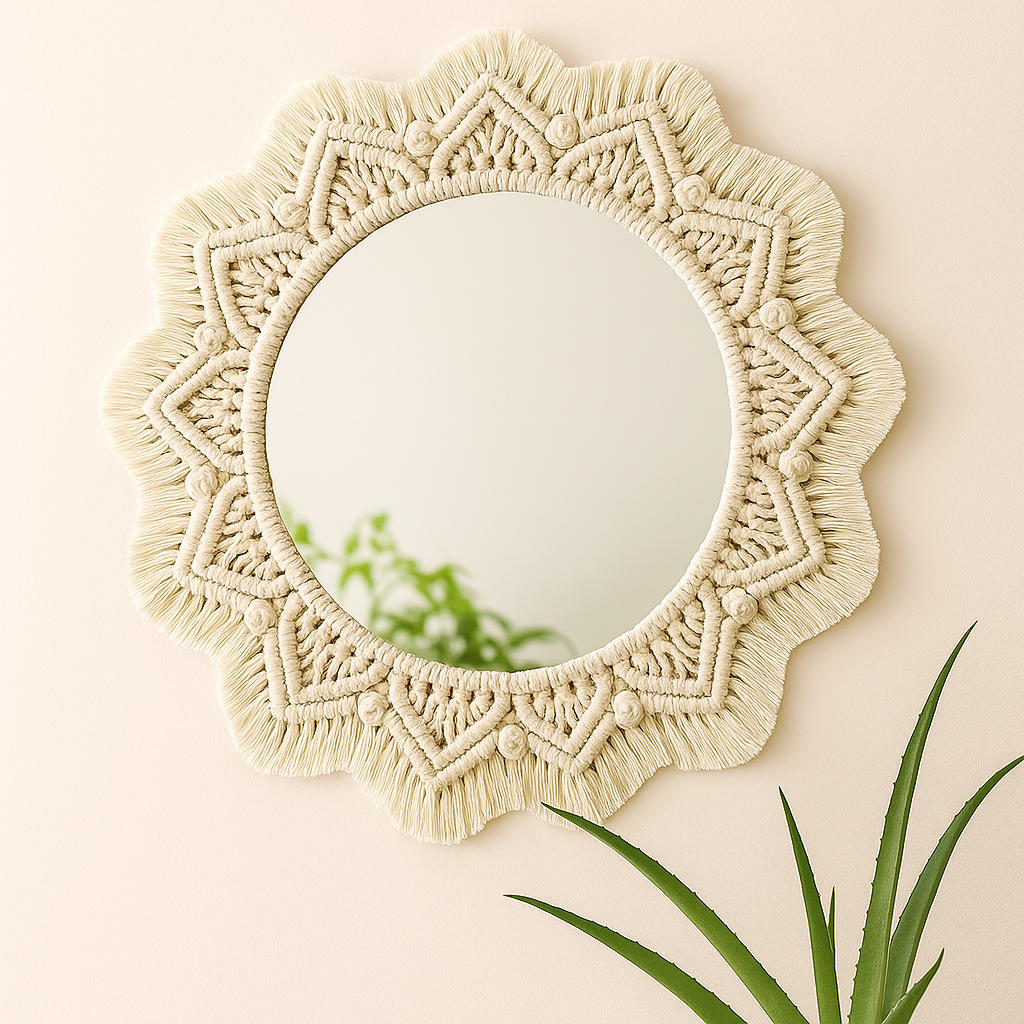 Sunlit Boho Bloom Mirror ☀️🌼