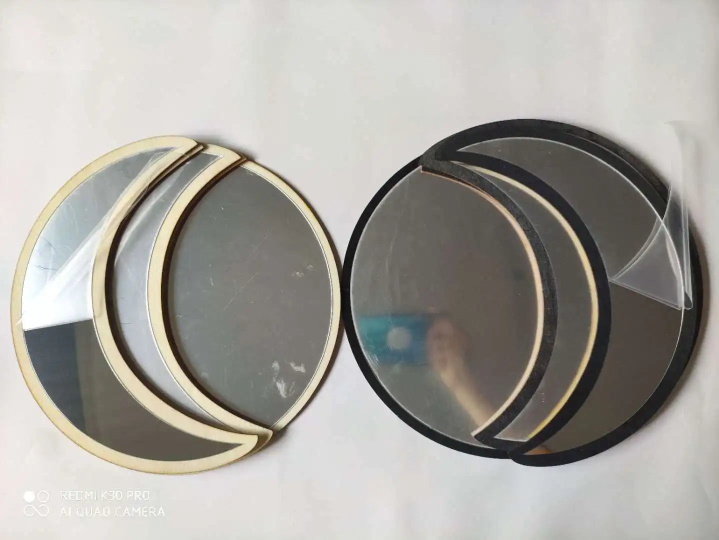 Moonlit Harmony — 5‑Piece Lunar Phase Mirror Set