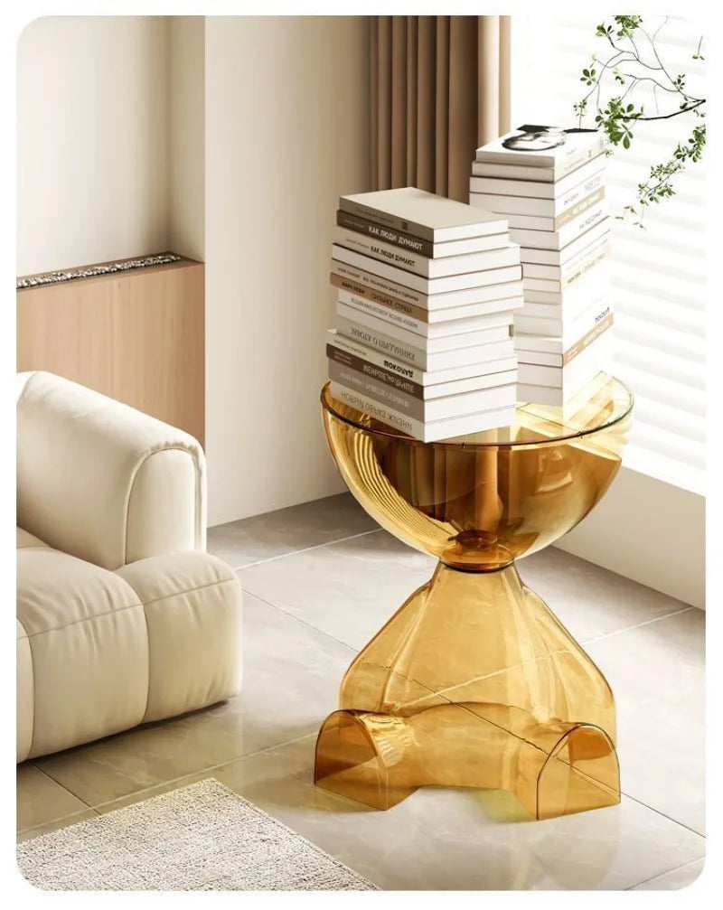 Seated Muse Side Table — Color‑Tint Acrylic