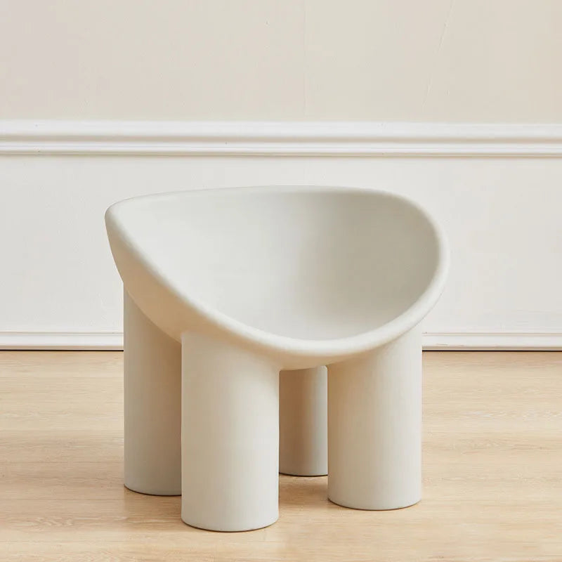 Mello Scoop Chair — Quad‑Pedestal Seat