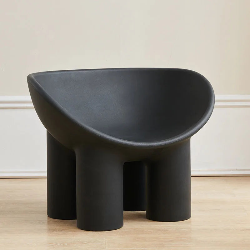 Mello Scoop Chair — Quad‑Pedestal Seat