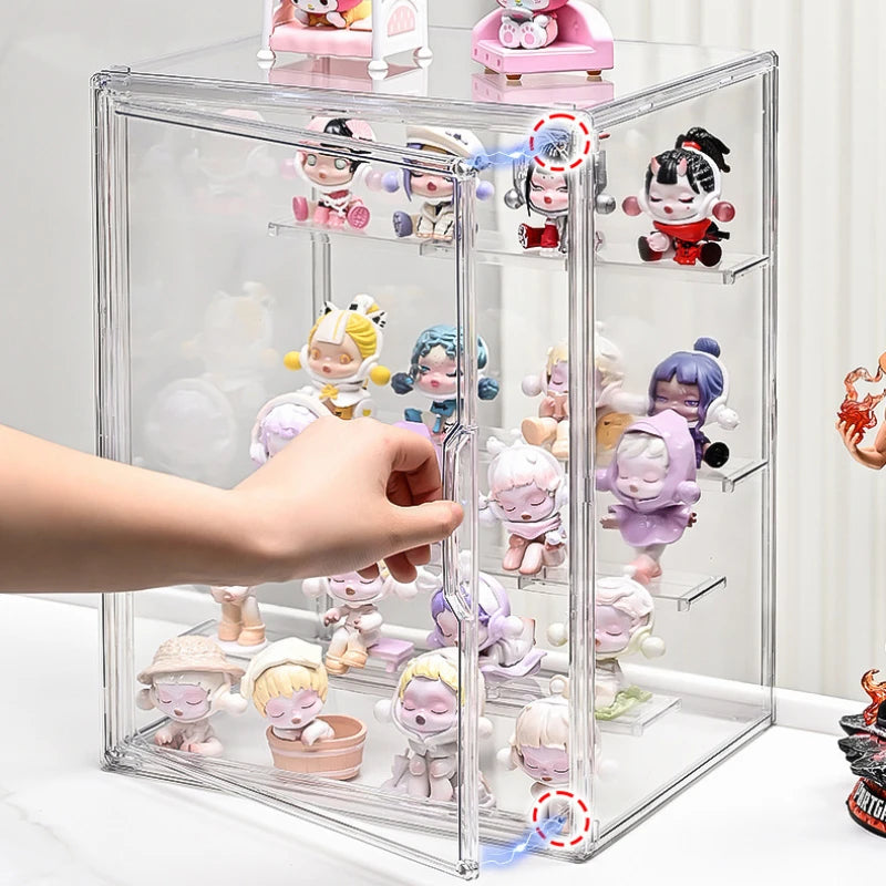 Crystal Vault Display Case — Acrylic Organizer for Figures & Charms