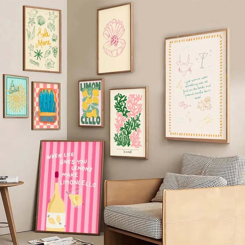 Tropic Summer Chic Canvas