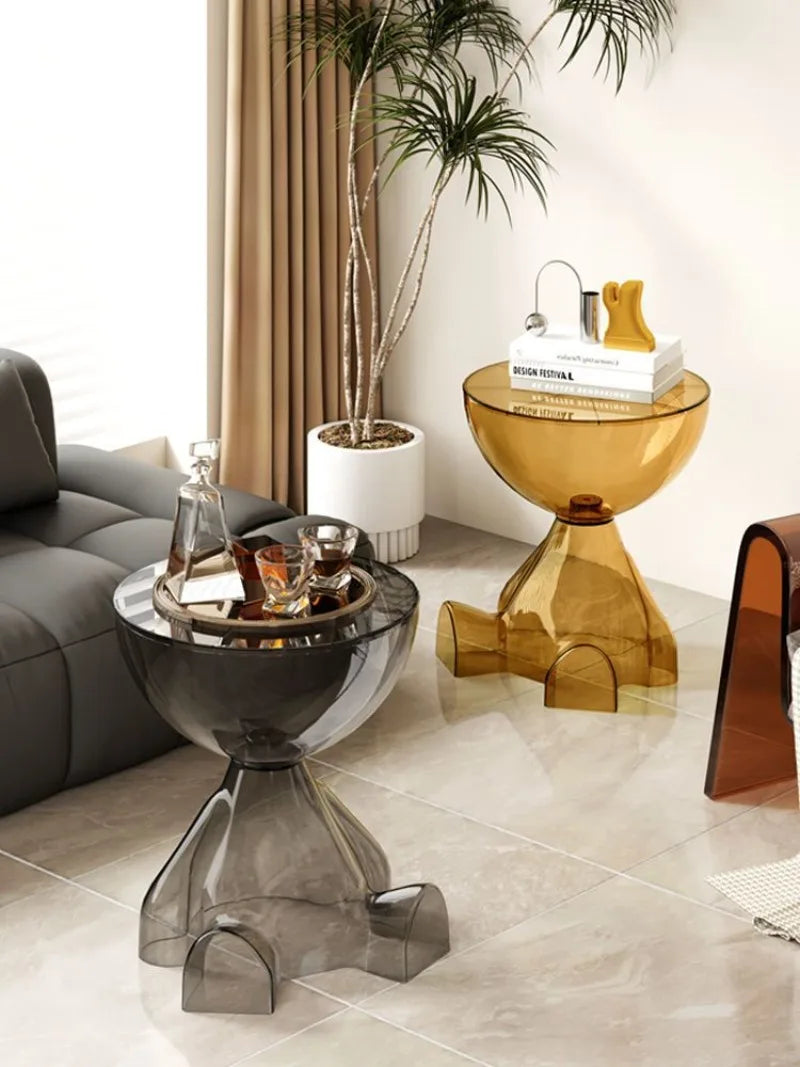 Seated Muse Side Table — Color‑Tint Acrylic