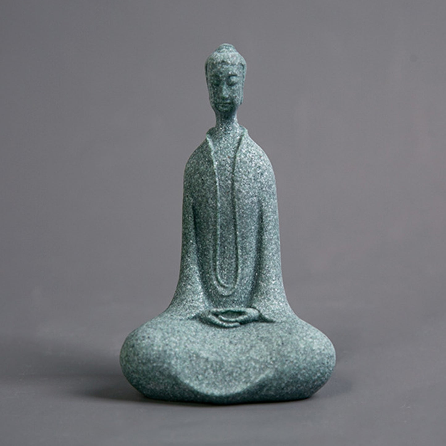 Tranquil Essence — Stone Buddha Figurine