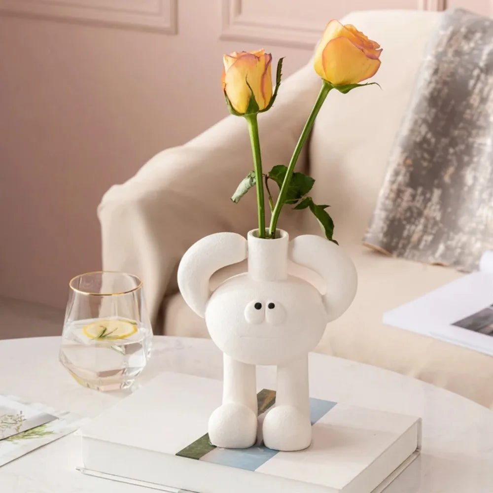 Whimsy Bloom Buddy Vase 🌸🌿