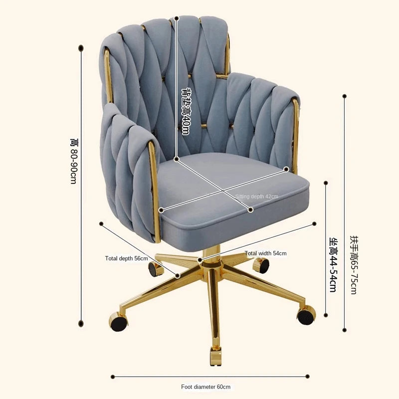 Serene Petal Swivel Chair