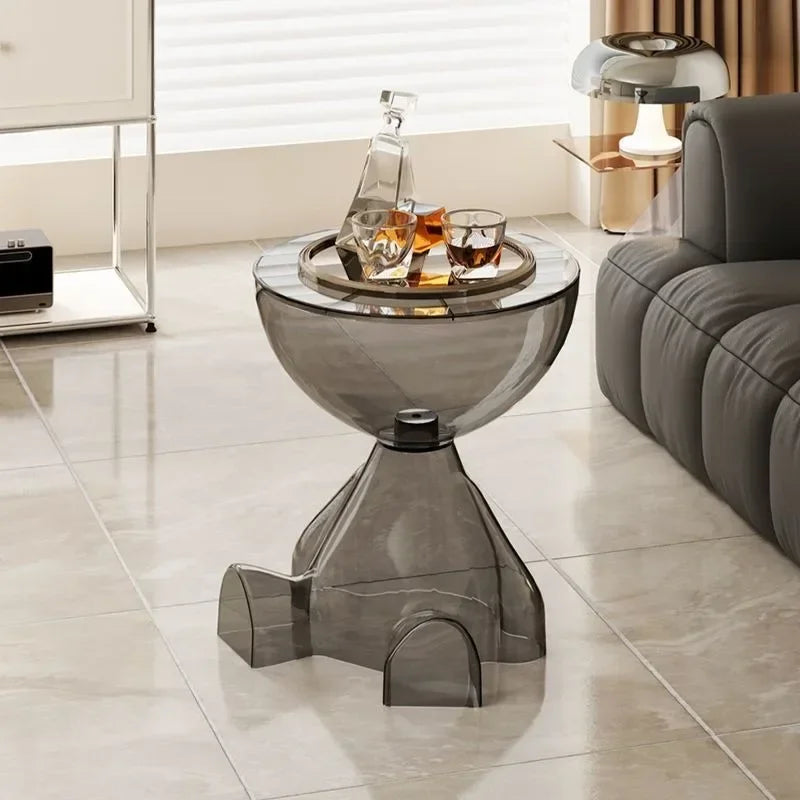 Seated Muse Side Table — Color‑Tint Acrylic