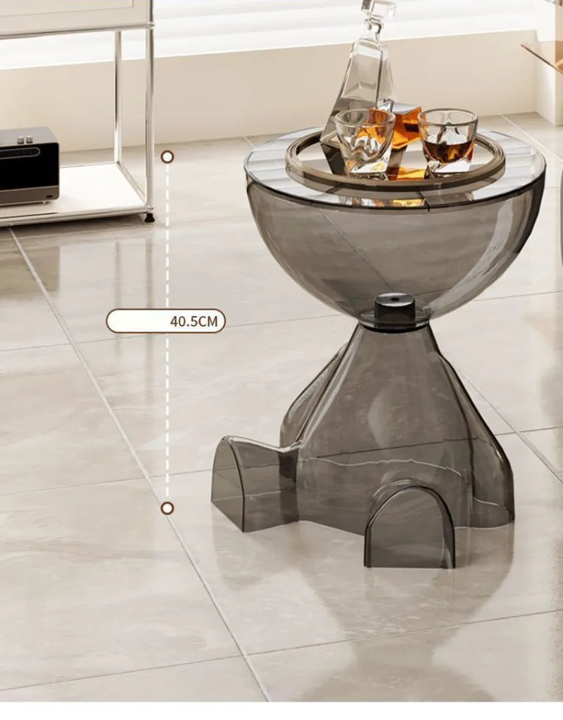 Seated Muse Side Table — Color‑Tint Acrylic
