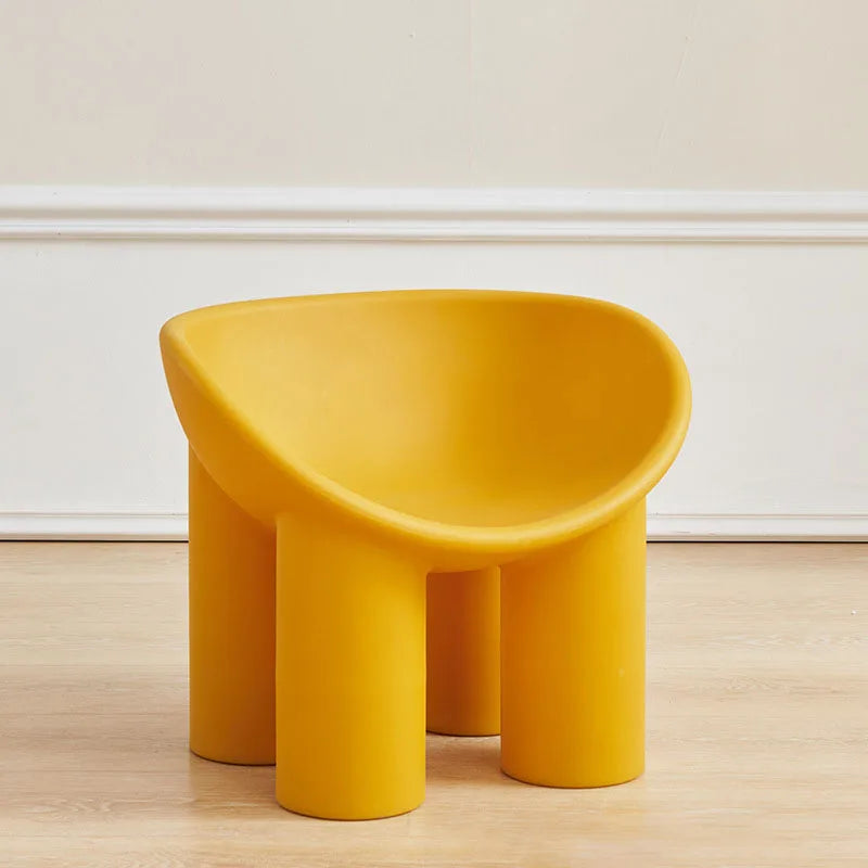 Mello Scoop Chair — Quad‑Pedestal Seat