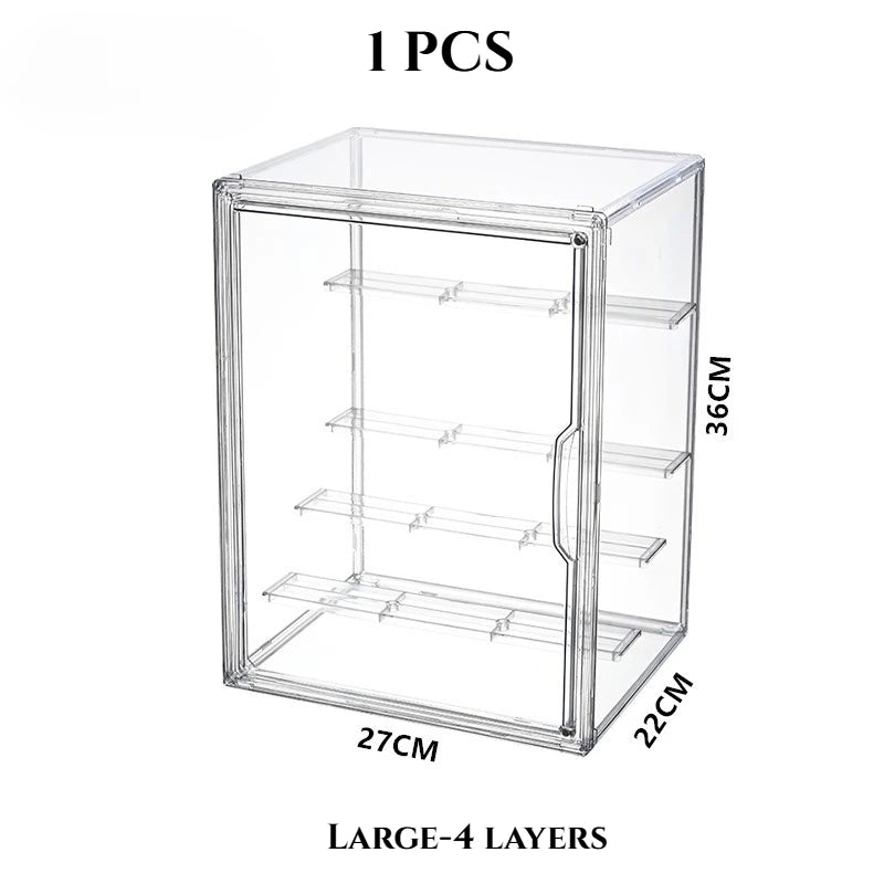 Crystal Vault Display Case — Acrylic Organizer for Figures & Charms