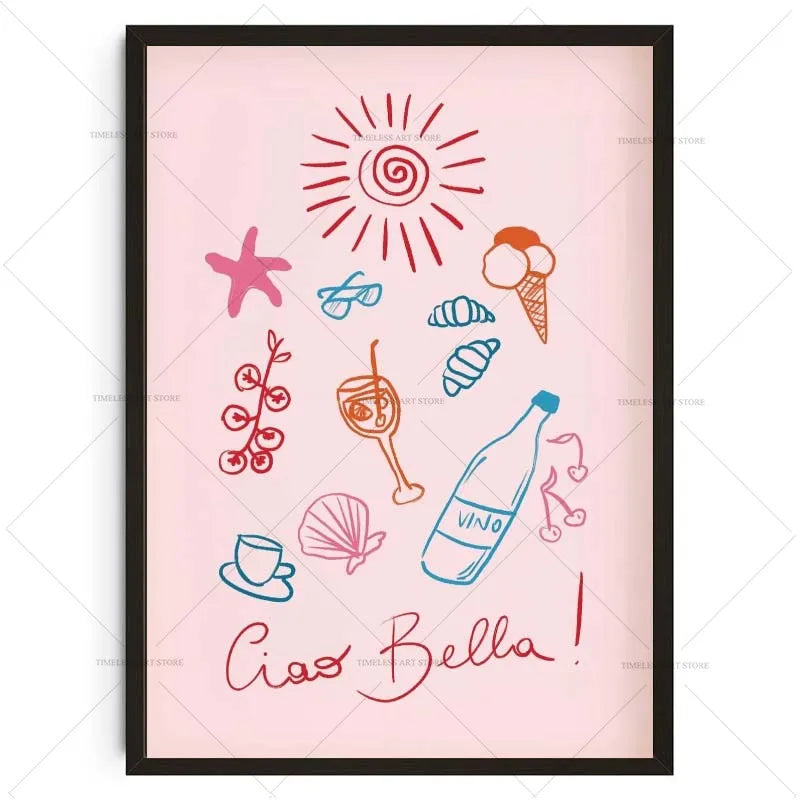 Tropic Summer Chic Canvas