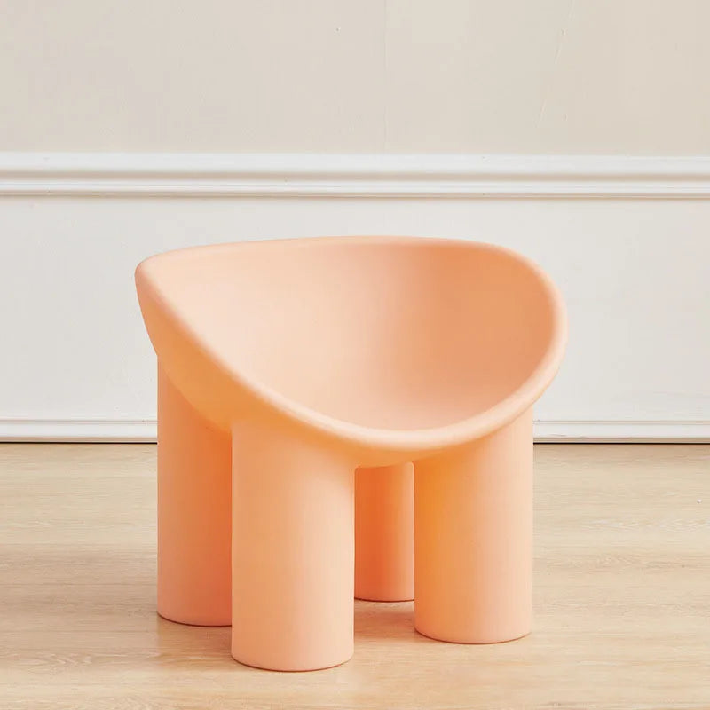 Mello Scoop Chair — Quad‑Pedestal Seat