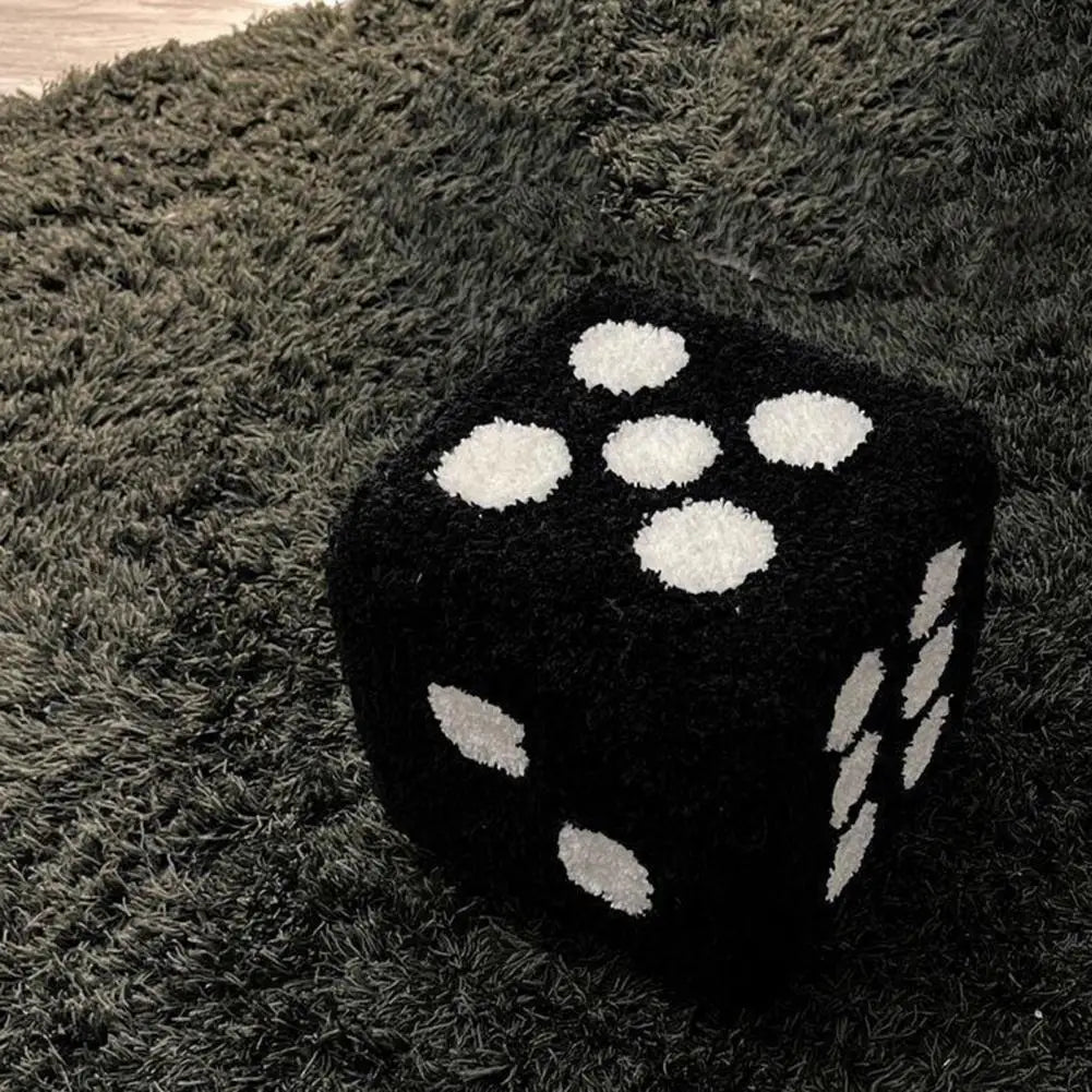 Gracy Girl Dice Cube Stool Set — Lamb Wool Finish