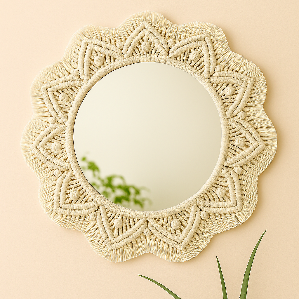 Sunlit Boho Bloom Mirror ☀️🌼
