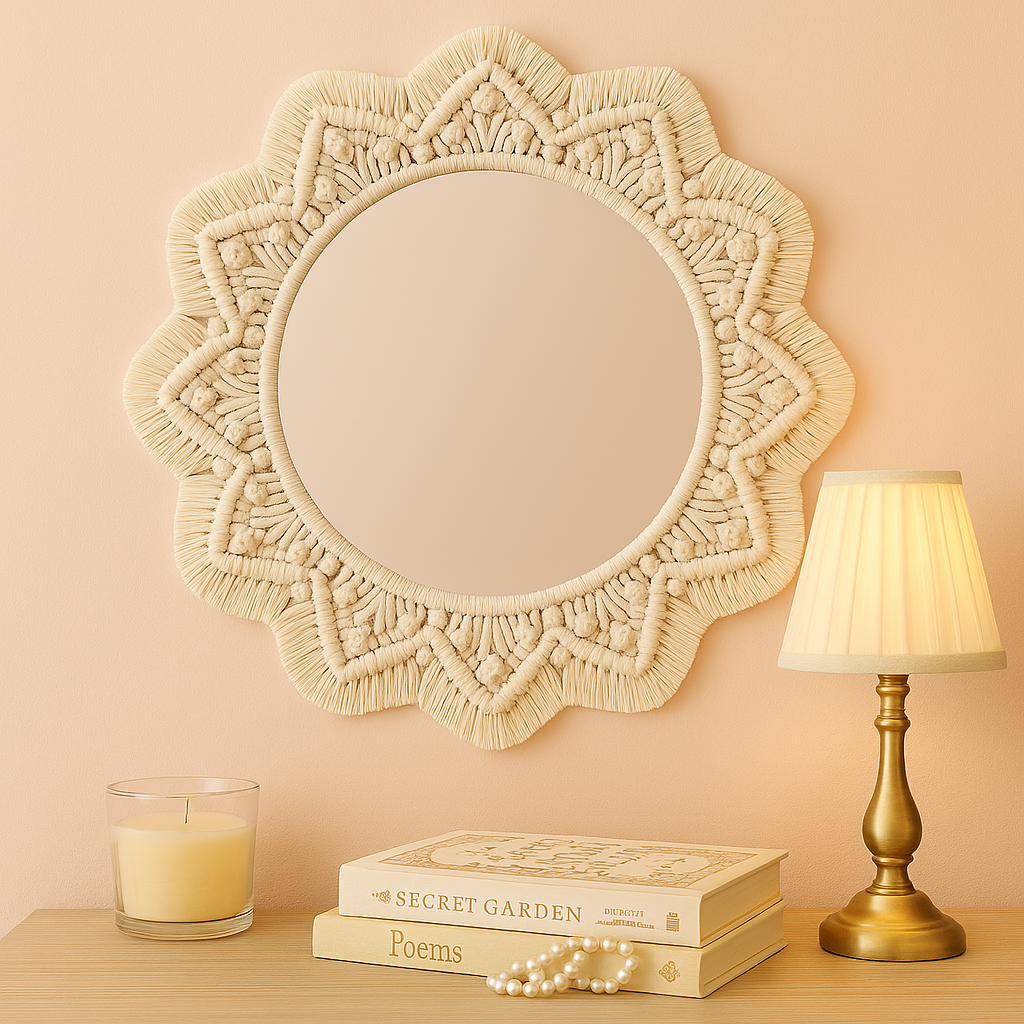 Sunlit Boho Bloom Mirror ☀️🌼