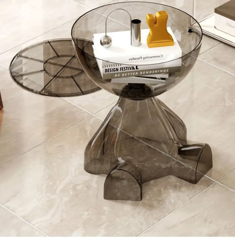 Seated Muse Side Table — Color‑Tint Acrylic