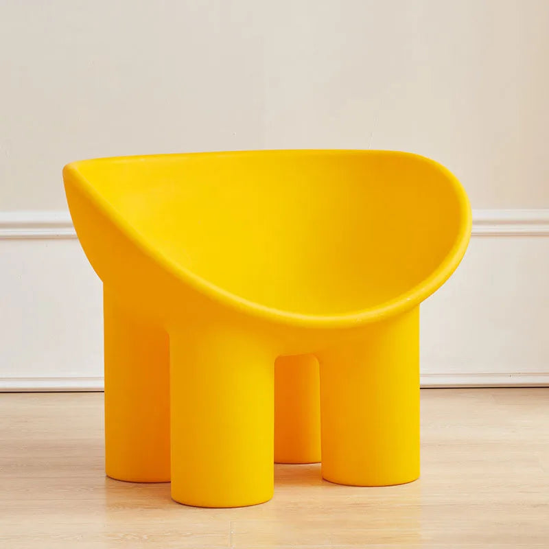 Mello Scoop Chair — Quad‑Pedestal Seat
