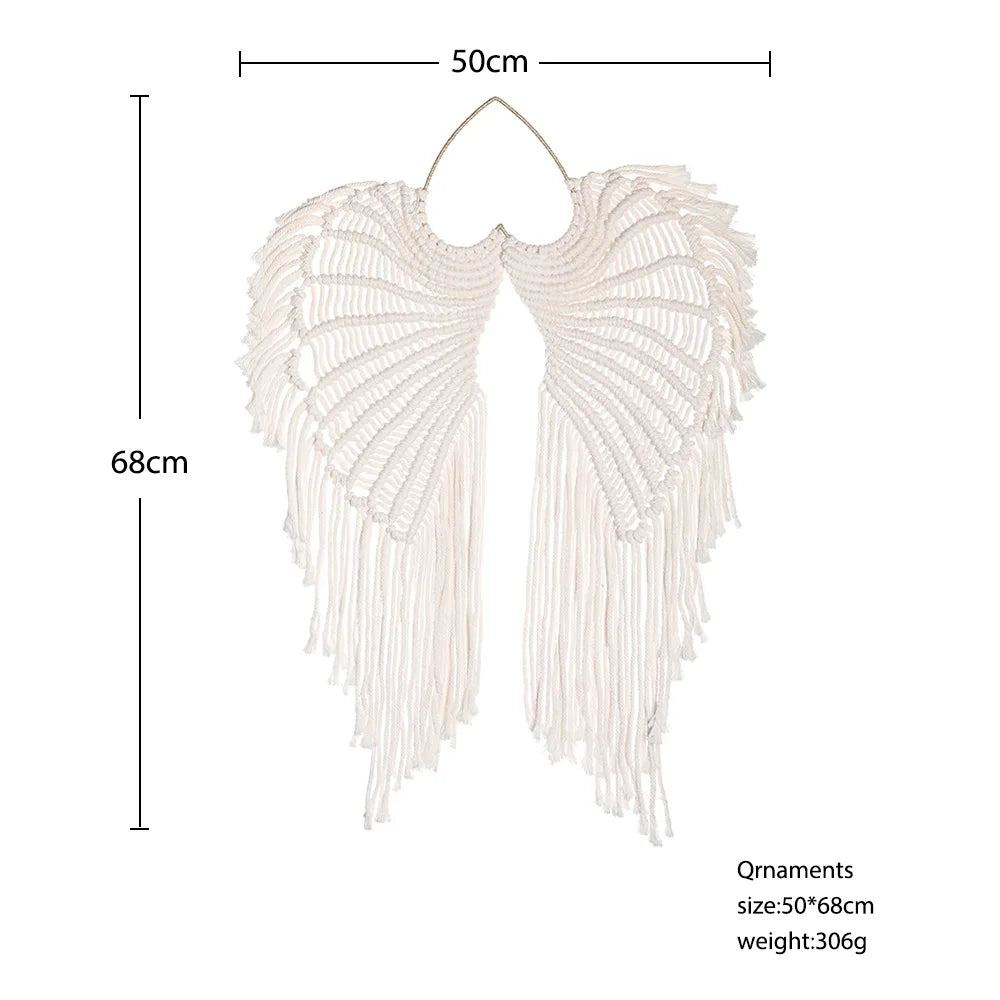 Celestial Grace Macrame Angel Wings ✨🪽