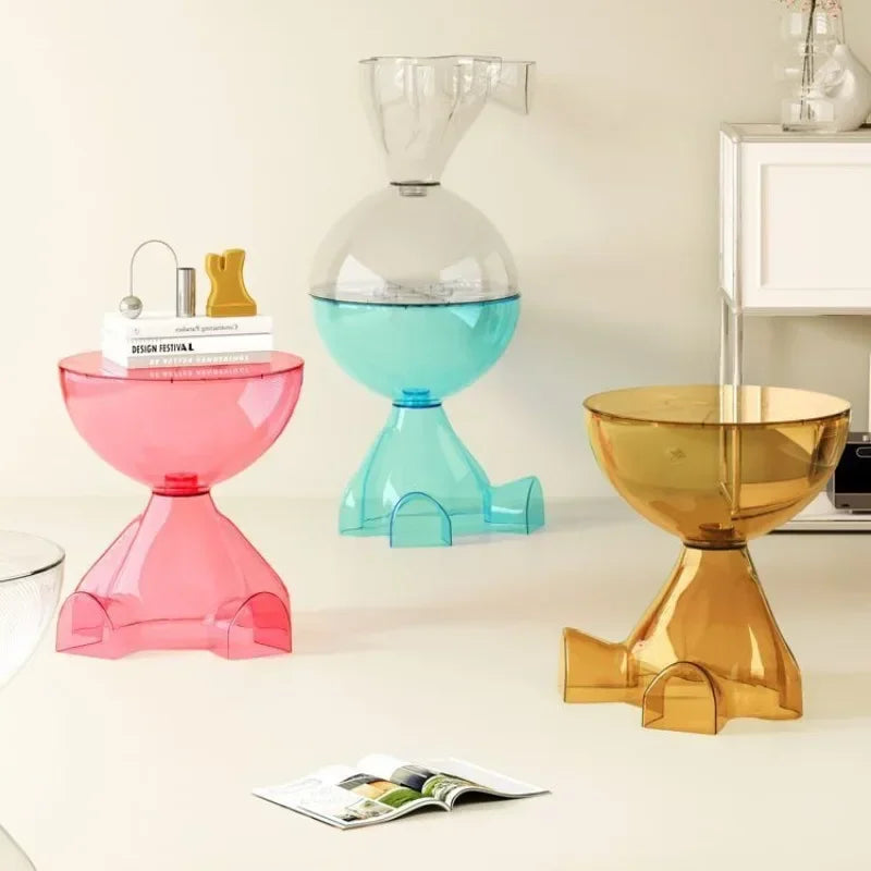 Seated Muse Side Table — Color‑Tint Acrylic
