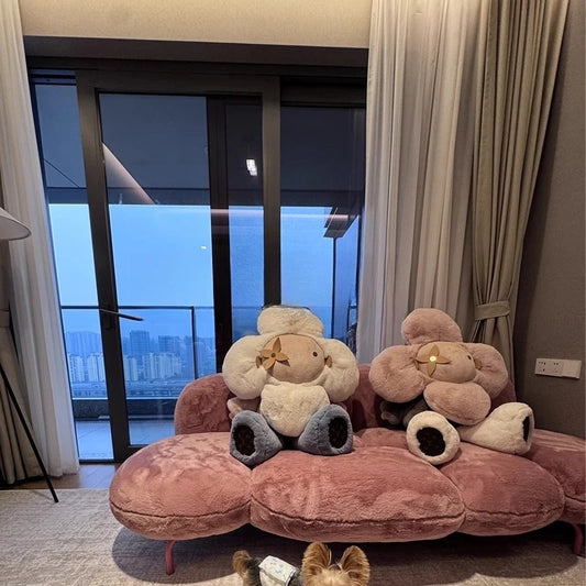 Petal Cloud Sofa & Armchair — Plush Statement Seating