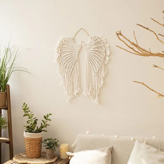 Celestial Grace Macrame Angel Wings ✨🪽