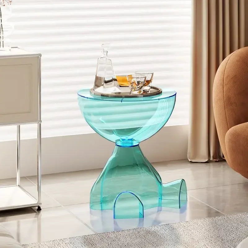 Seated Muse Side Table — Color‑Tint Acrylic