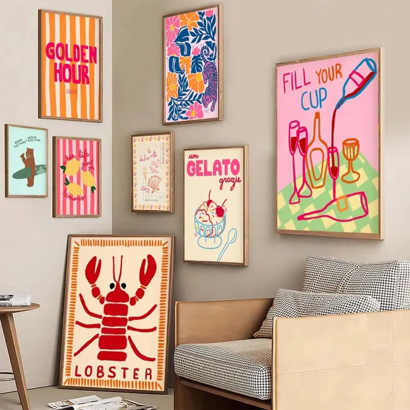 Tropic Summer Chic Canvas