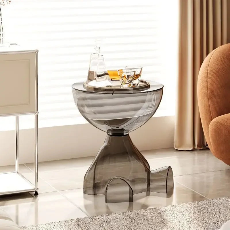 Seated Muse Side Table — Color‑Tint Acrylic