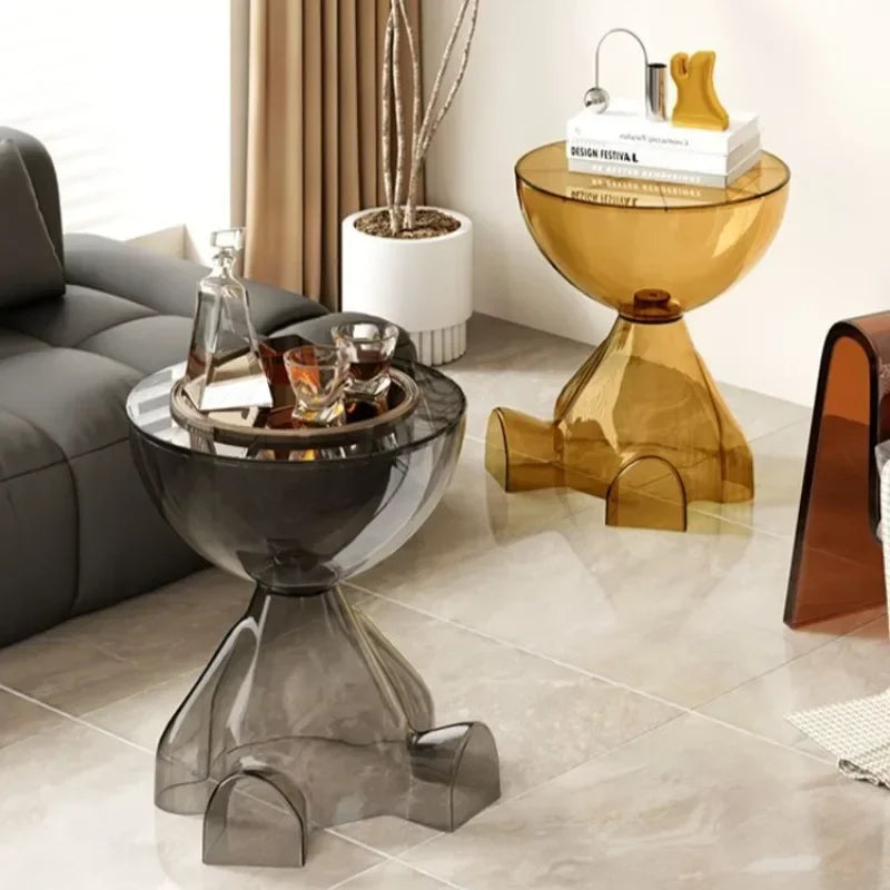 Seated Muse Side Table — Color‑Tint Acrylic