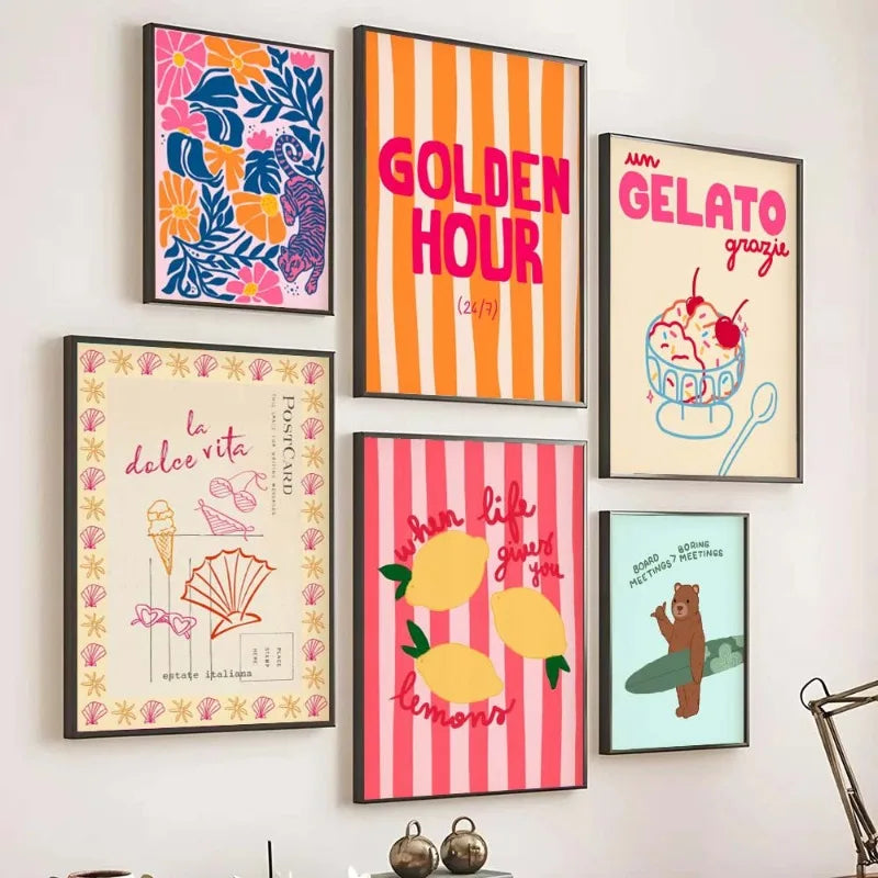 Tropic Summer Chic Canvas