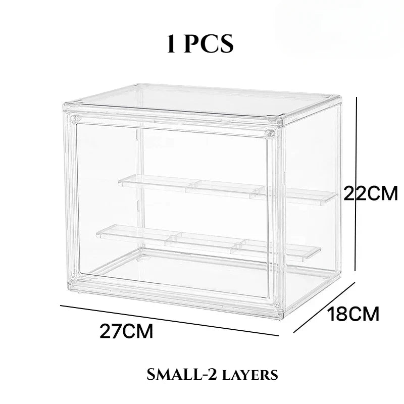 Crystal Vault Display Case — Acrylic Organizer for Figures & Charms