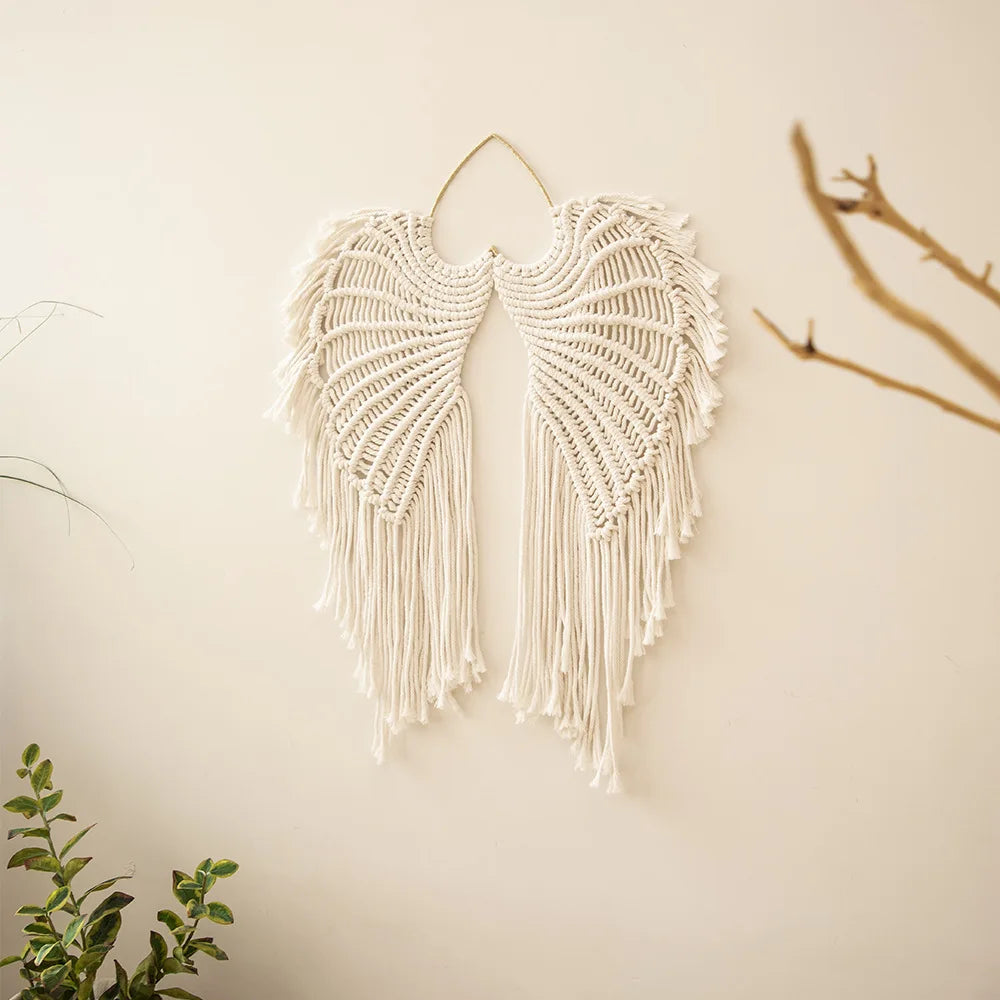 Celestial Grace Macrame Angel Wings ✨🪽