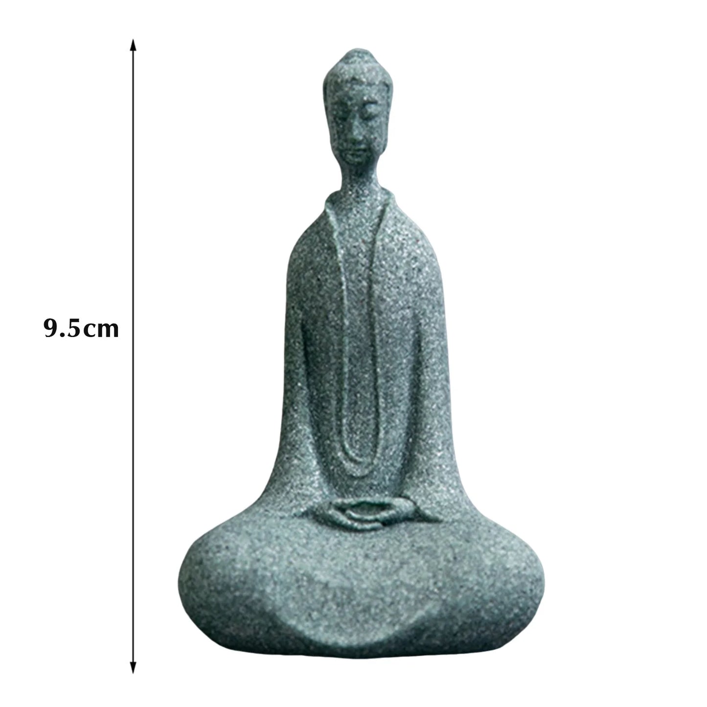Tranquil Essence — Stone Buddha Figurine