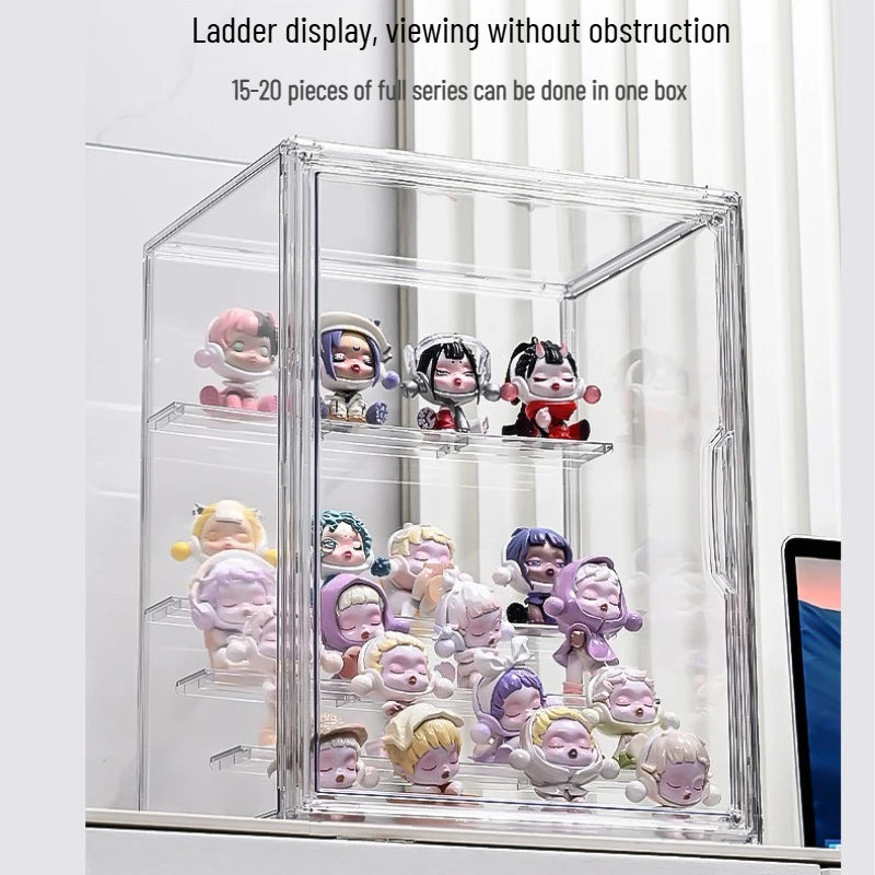 Crystal Vault Display Case — Acrylic Organizer for Figures & Charms