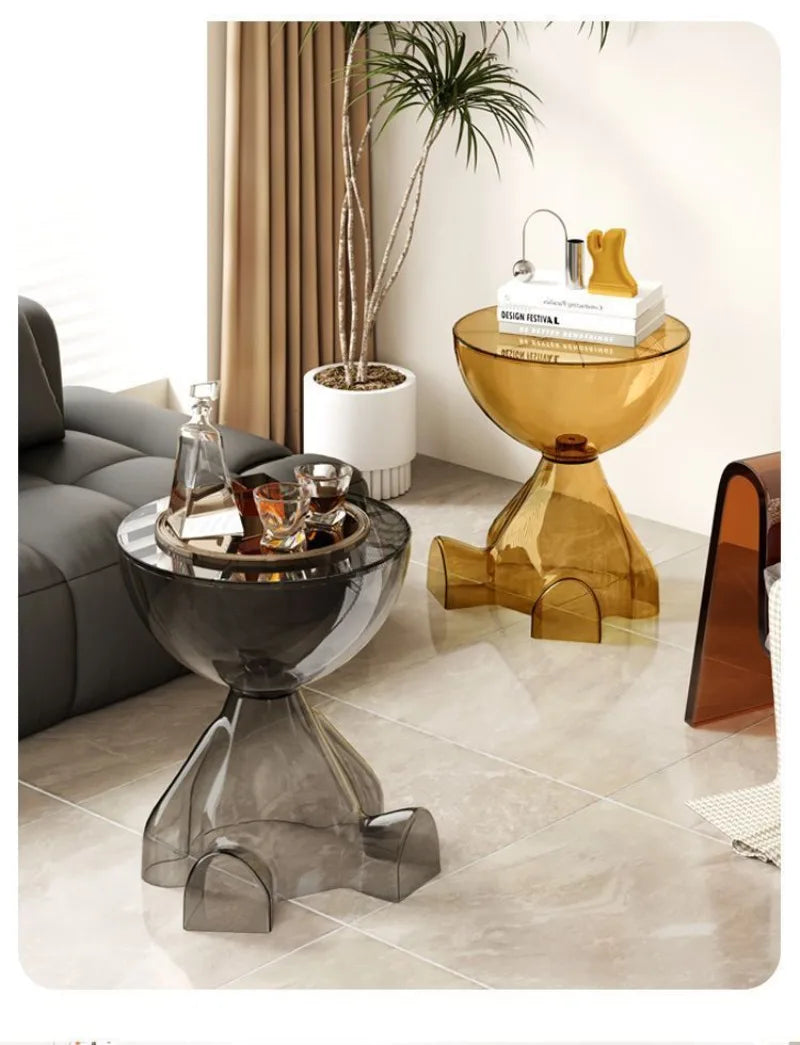 Seated Muse Side Table — Color‑Tint Acrylic