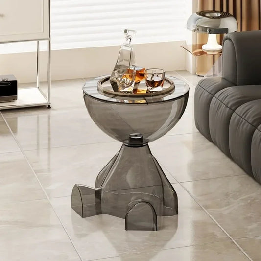 Seated Muse Side Table — Color‑Tint Acrylic