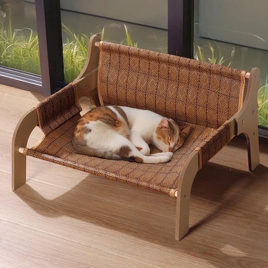 Enchanted Rattan Cat Sofa ✨🐾