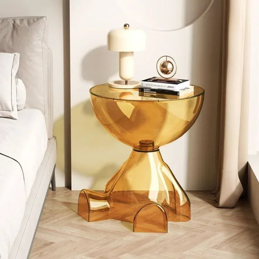 Seated Muse Side Table — Color‑Tint Acrylic
