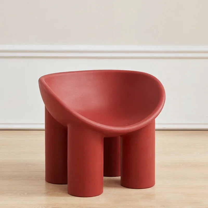 Mello Scoop Chair — Quad‑Pedestal Seat