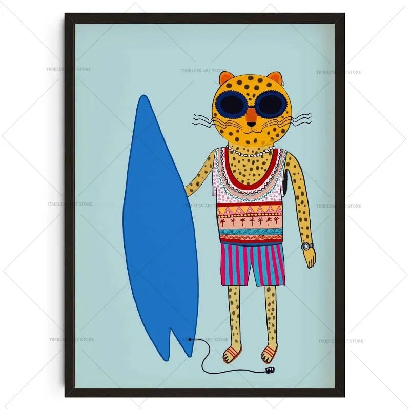 Tropic Summer Chic Canvas