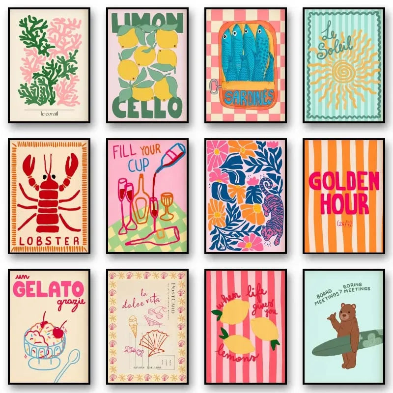 Tropic Summer Chic Canvas