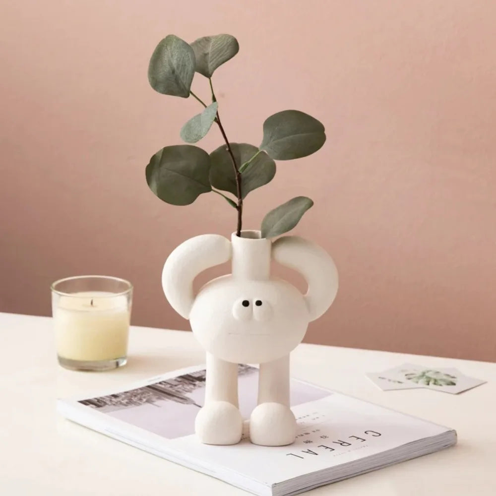 Whimsy Bloom Buddy Vase 🌸🌿