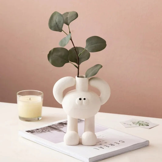 Whimsy Bloom Buddy Vase 🌸🌿