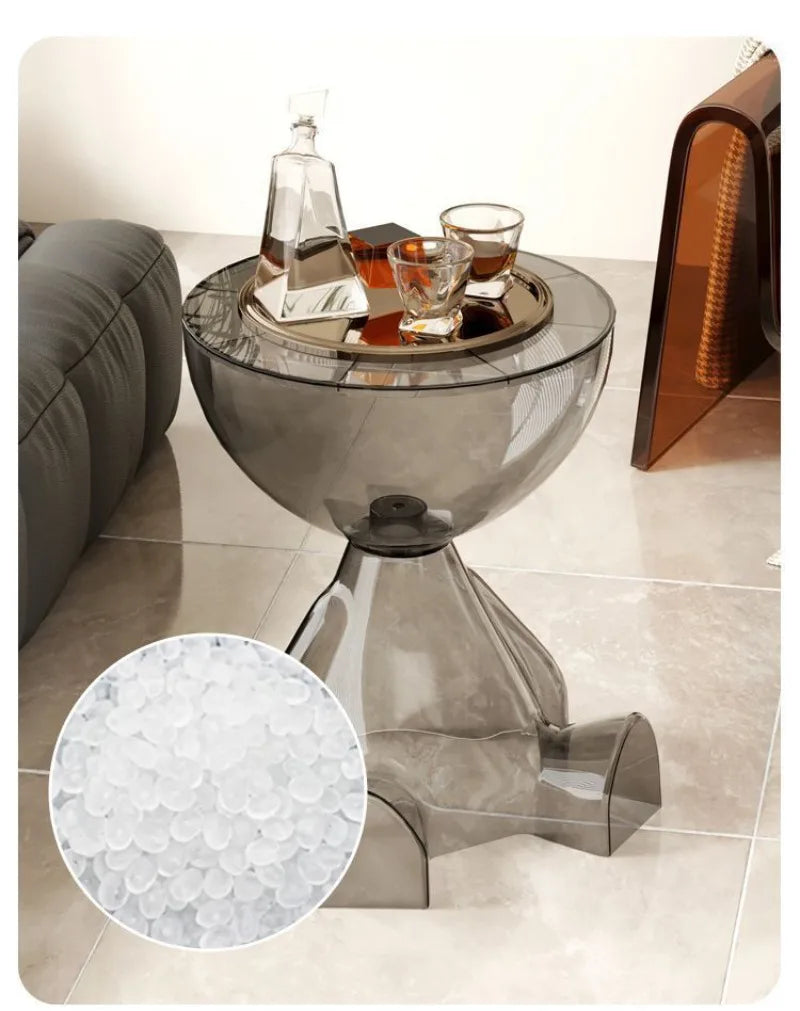 Seated Muse Side Table — Color‑Tint Acrylic