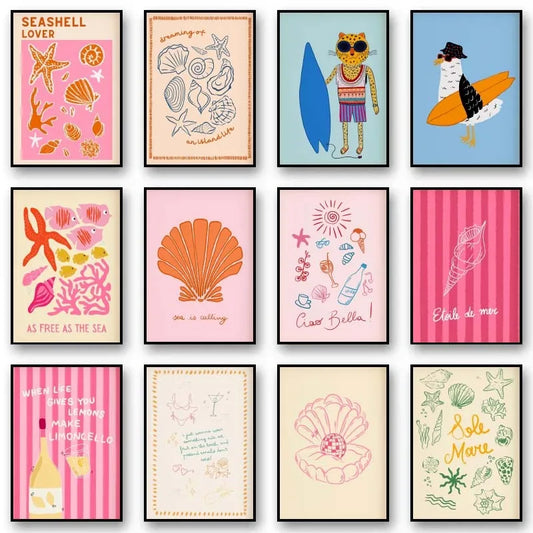Tropic Summer Chic Canvas