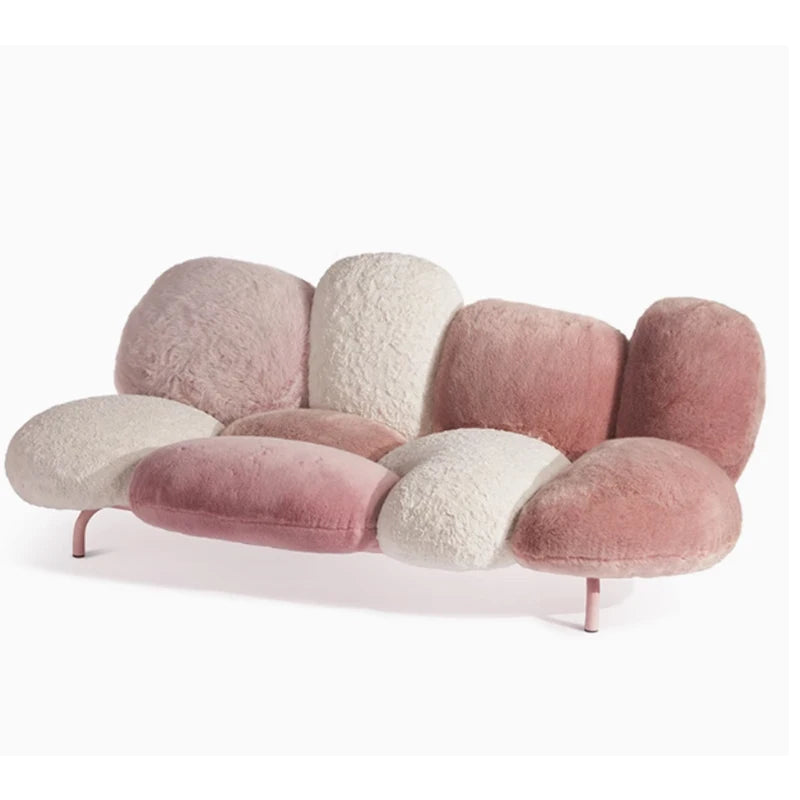 Petal Cloud Sofa & Armchair — Plush Statement Seating