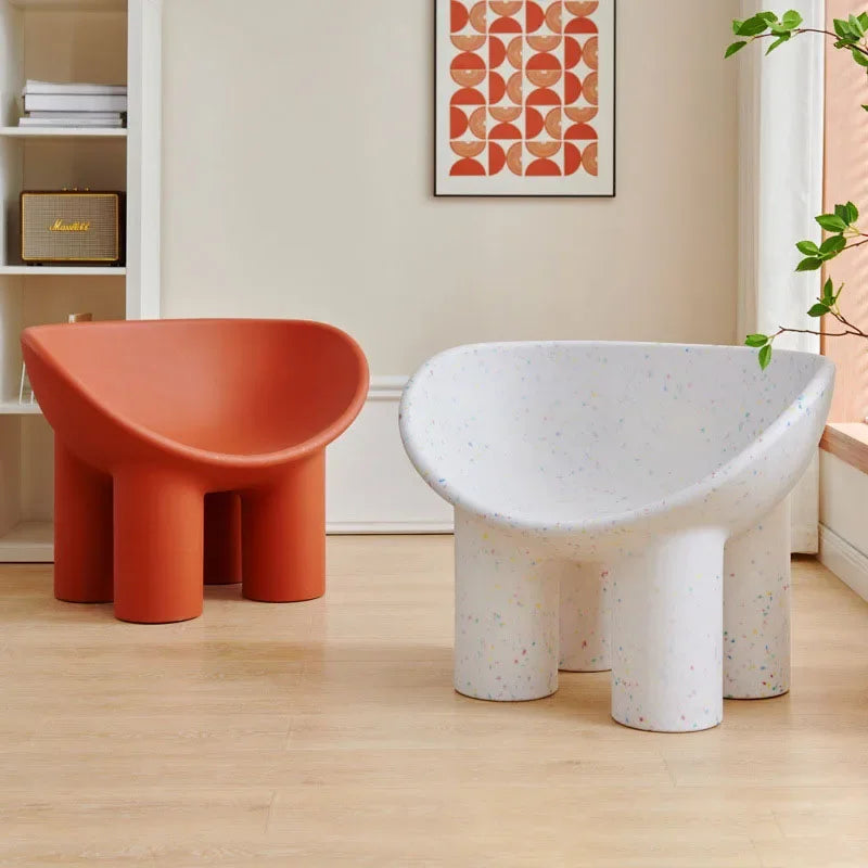 Mello Scoop Chair — Quad‑Pedestal Seat