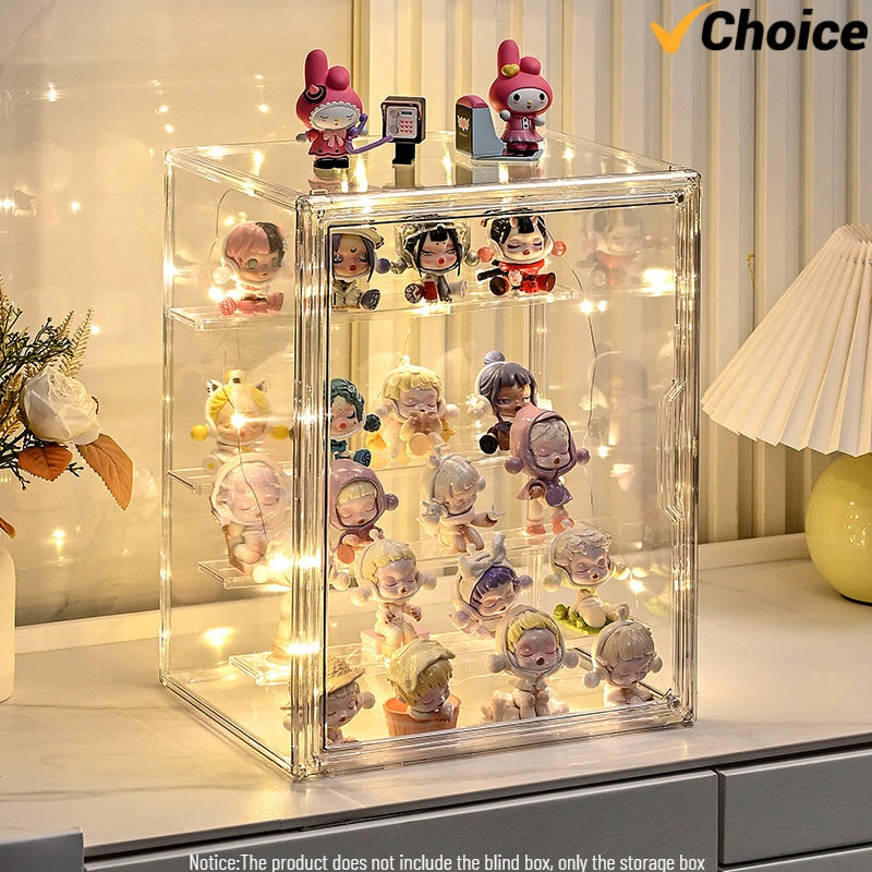 Crystal Vault Display Case — Acrylic Organizer for Figures & Charms