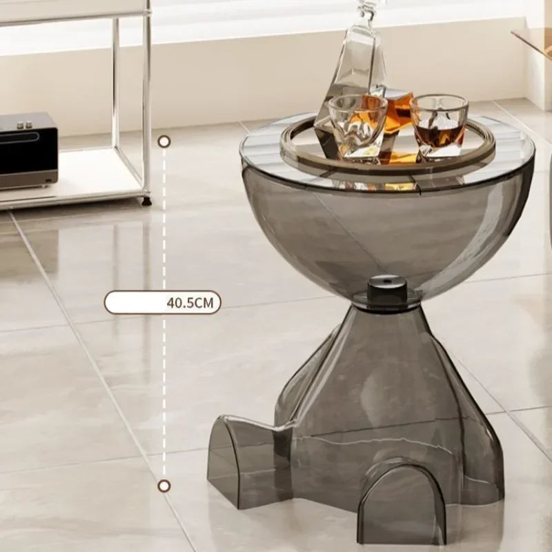 Seated Muse Side Table — Color‑Tint Acrylic